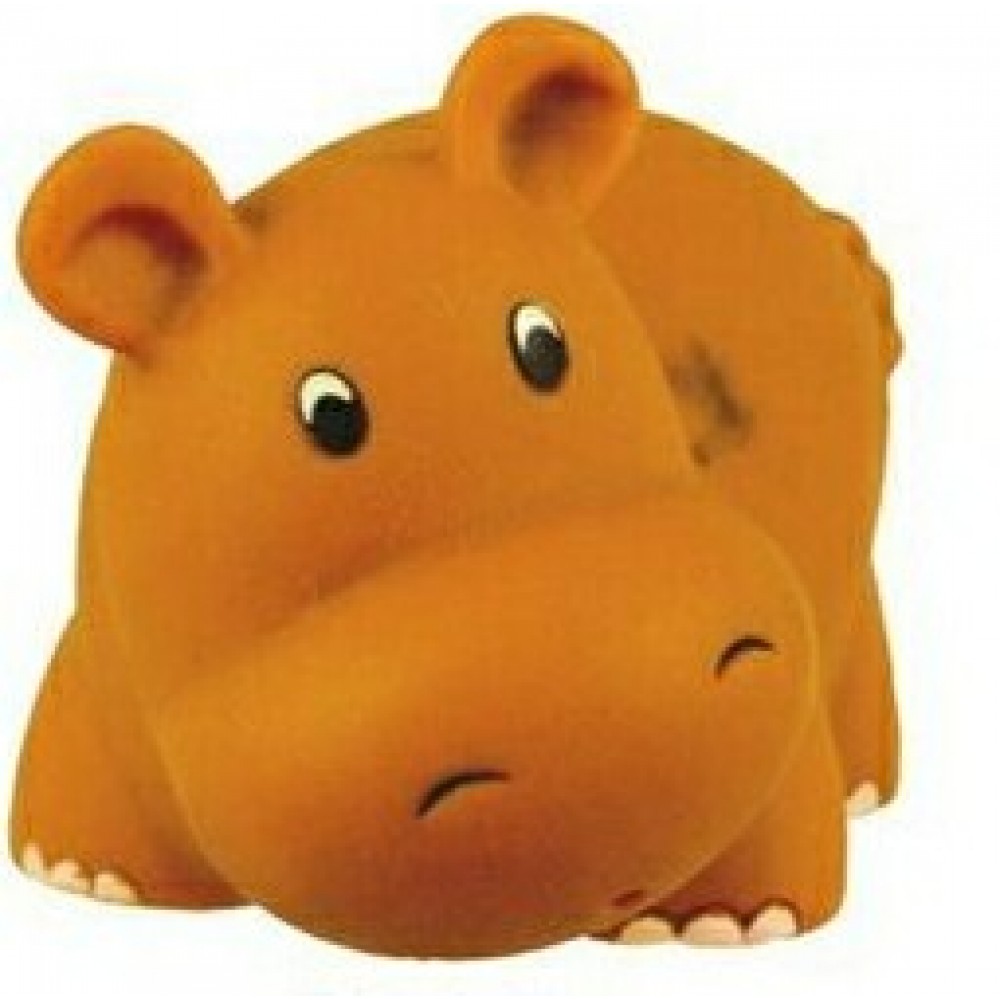Logo Branded Rubber Honey of a Hippo Toy