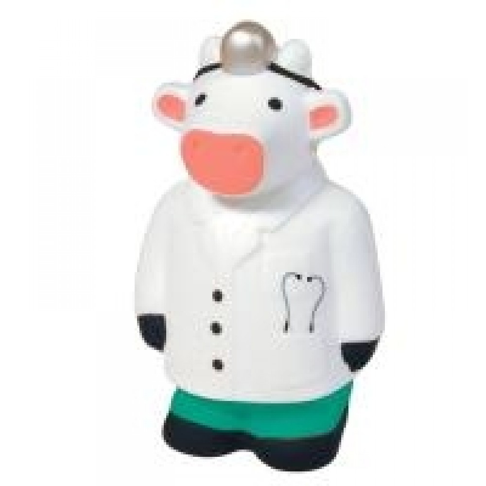 Doctor Cow Stress Reliever with Logo Doctor Cow Stress Reliever with Logo