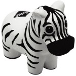 Zebra Stress Reliever with Logo