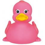 Rubber Pink Duck with Logo