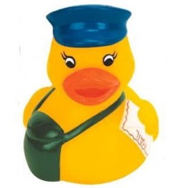Personalized Mini Rubber Mailman DuckÂ©