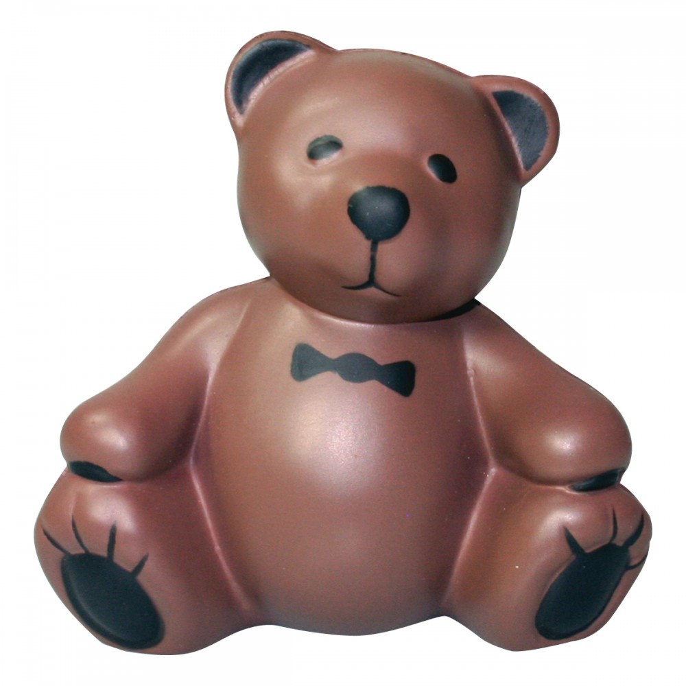 Teddy Bear Squeezies Stress Reliever with Logo