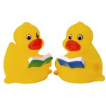 Rubber Learning/Reading DuckÂ© Toy with Logo