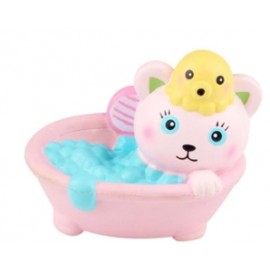 Slow Rising Scented Bear Bubble Bath Squishy with Logo  Slow Rising Scented Bear Bubble Bath Squishy with Logo