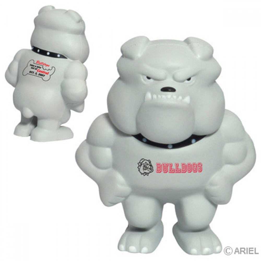 Bulldog Mascot Stress Reliever with Logo Bulldog Mascot Stress Reliever with Logo