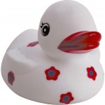 Rubber Blossoming Beauty Duck Toy Custom Printed