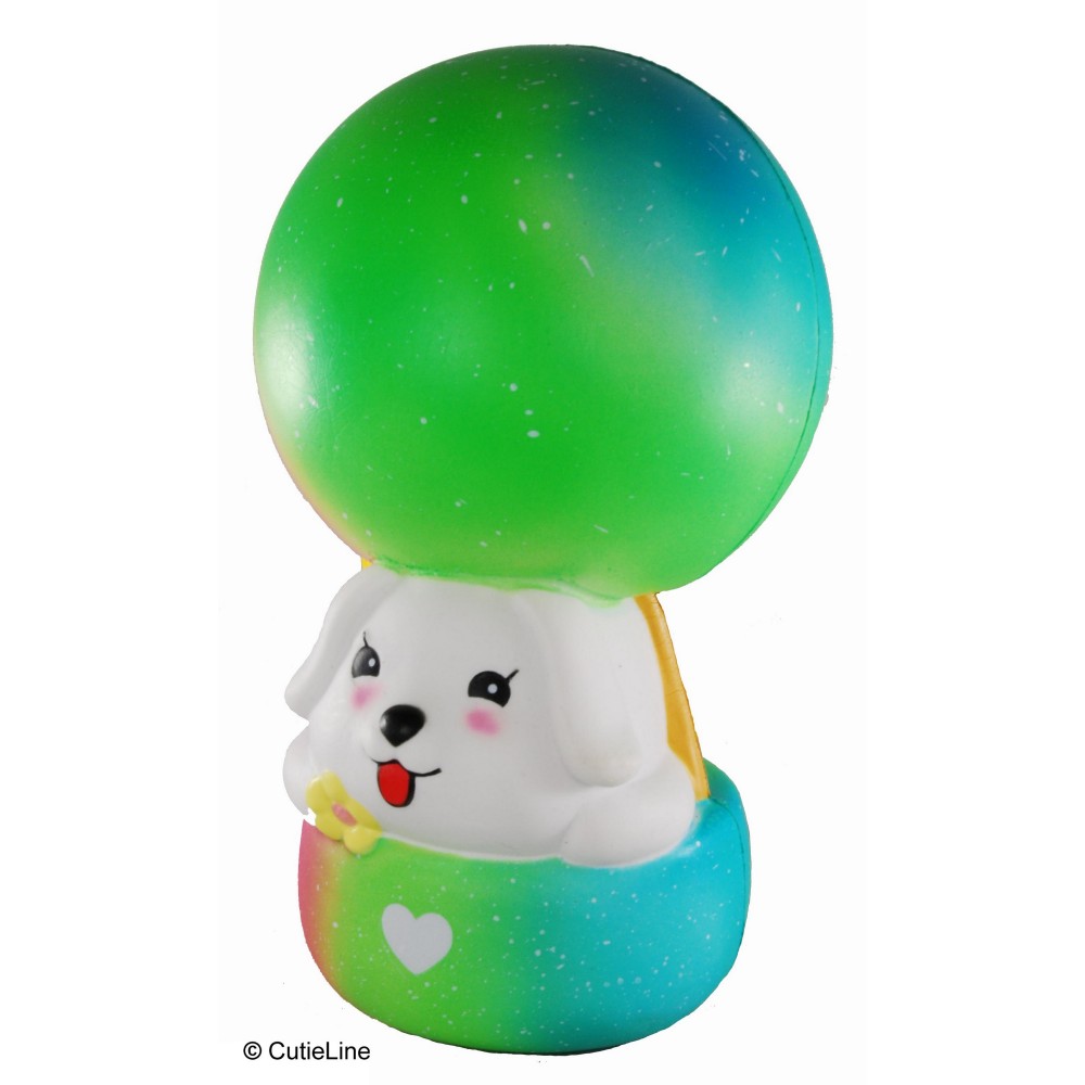CutieLine Slow Rising Scented Dog in Balloon Squishy with Logo