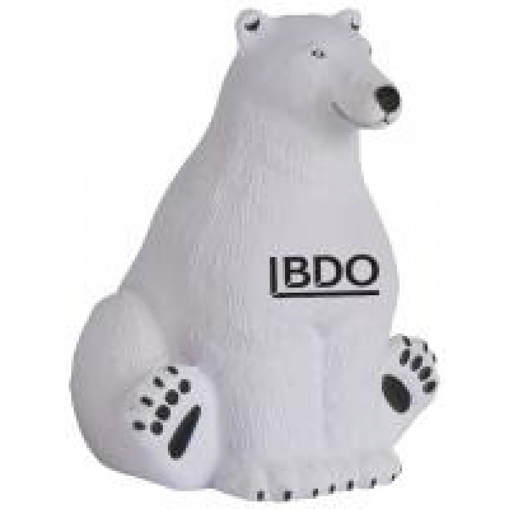 Polar Bear Stress Reliever with Logo Polar Bear Stress Reliever with Logo