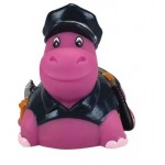 Rubber Police HippoÂ© with Logo