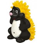 Rubber Porcupine Dog Toy with Logo