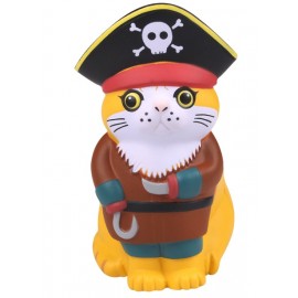 Slow Rising Scented Pirates of the Carribean Cat Squishy with Logo  Slow Rising Scented Pirates of the Carribean Cat Squishy with Logo