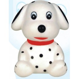 Rubber Dalmatian Puppy Toy with Logo  Rubber Dalmatian Puppy Toy with Logo