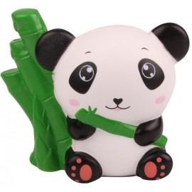 Logo Branded Slow Rising Scented Panda w/Bamboo Squishy