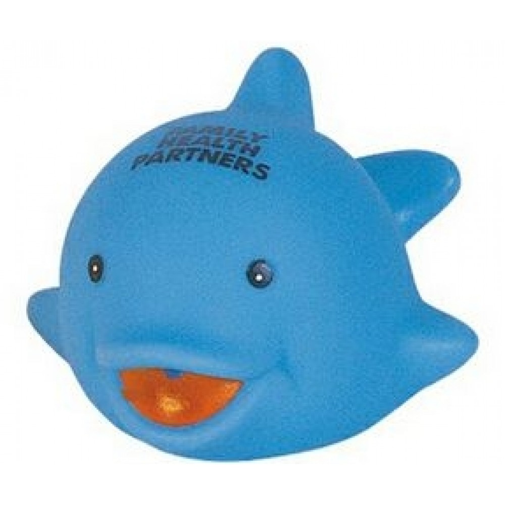 New Rubber Baby Dolphin with Logo