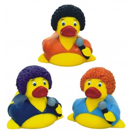 Rubber Disco Fever DuckÂ© Toy with Logo