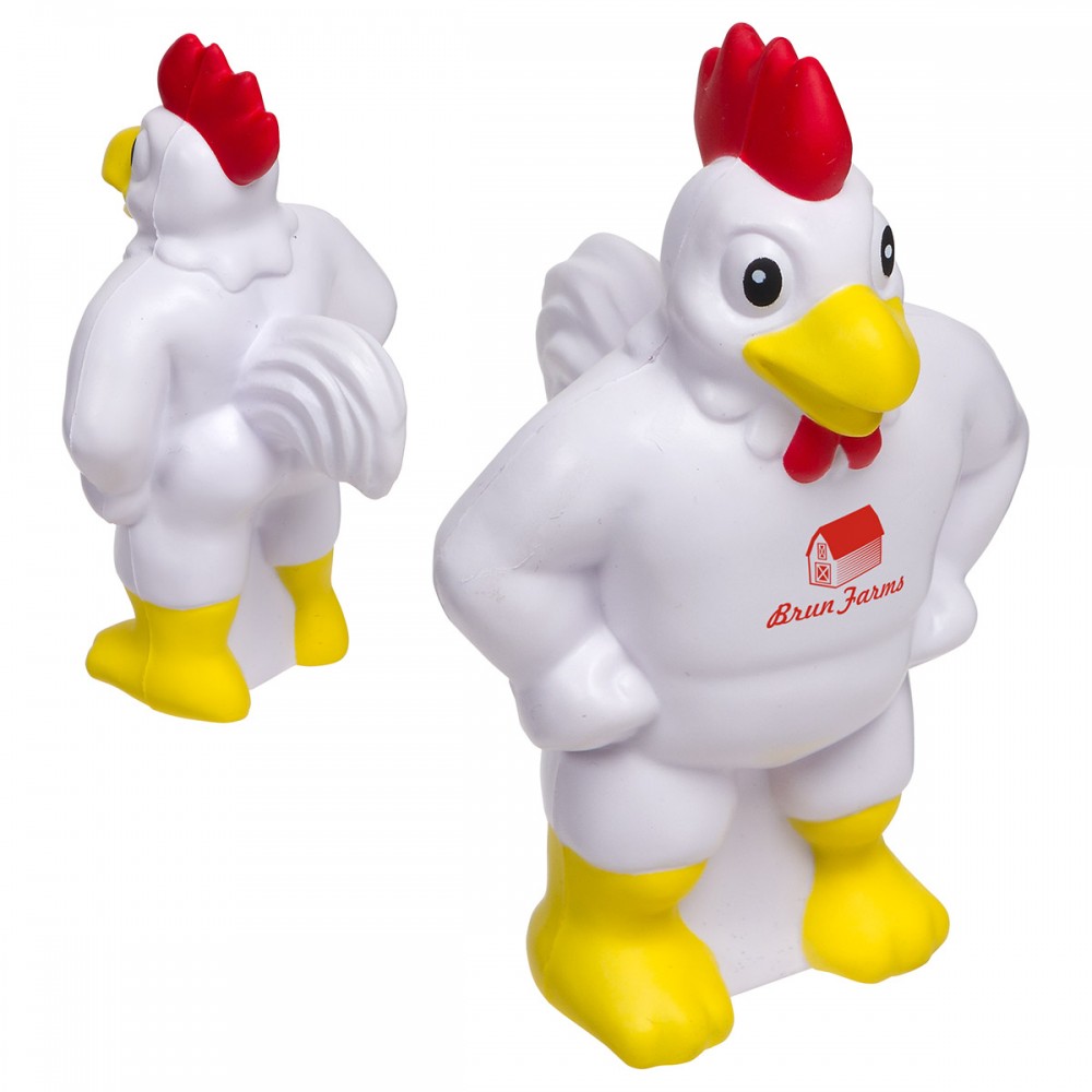 Personalized Chicken Mascot Stress Reliever Personalized Chicken Mascot Stress Reliever