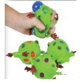 Customized 3" Frog Squeeze Mesh Ball  Customized 3" Frog Squeeze Mesh Ball