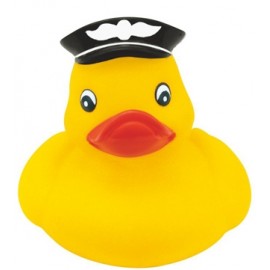 Rubber Pilot Duck© with Logo  Rubber Pilot Duck© with Logo