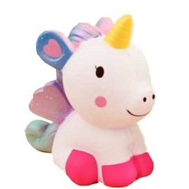 Slow Rising Scented Sitting Unicorn Squishy with Logo  Slow Rising Scented Sitting Unicorn Squishy with Logo