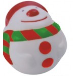 Rubber Snow Man Toy with Logo