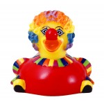 Rubber Giggles the Clown DuckÂ© Toy with Logo