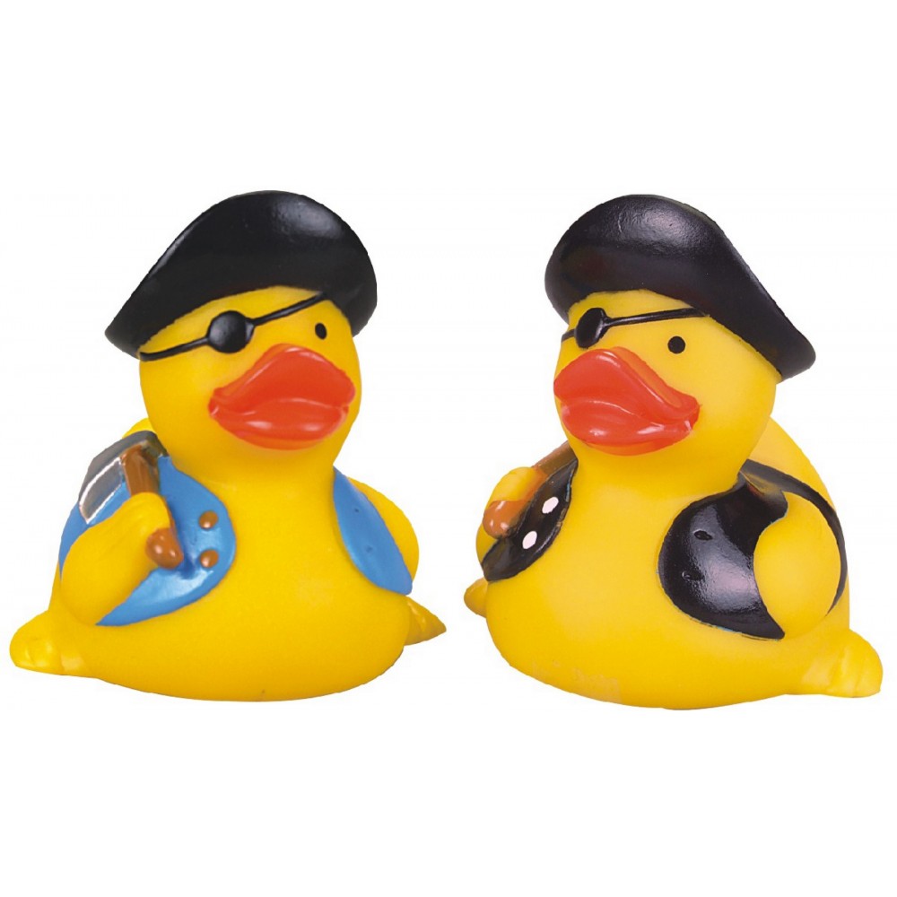 Rubber Pirate DuckÂ© Toy with Logo