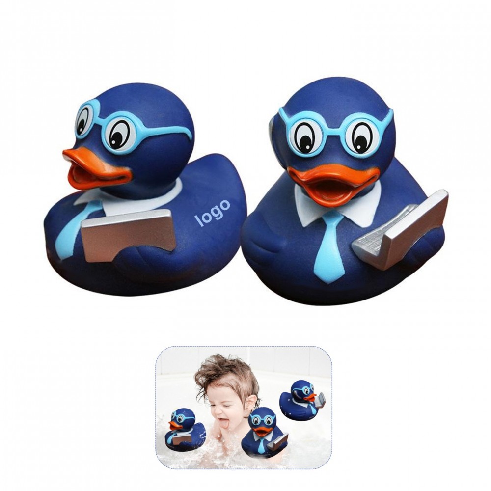Customized Rubber Duck with Glasses