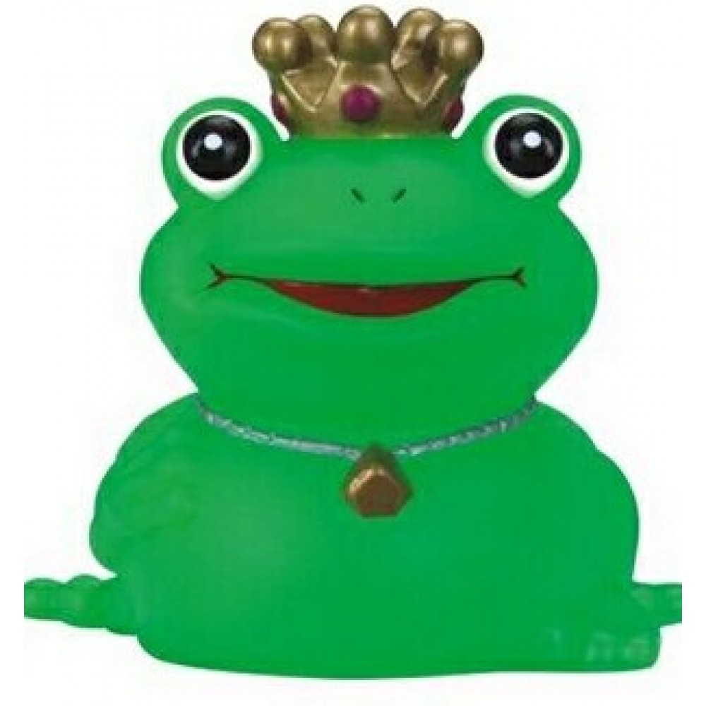 Rubber Princess Frog Toy with Logo