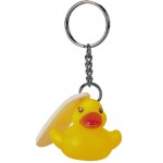 Rubber Tiny Duck Key Chain Custom Imprinted