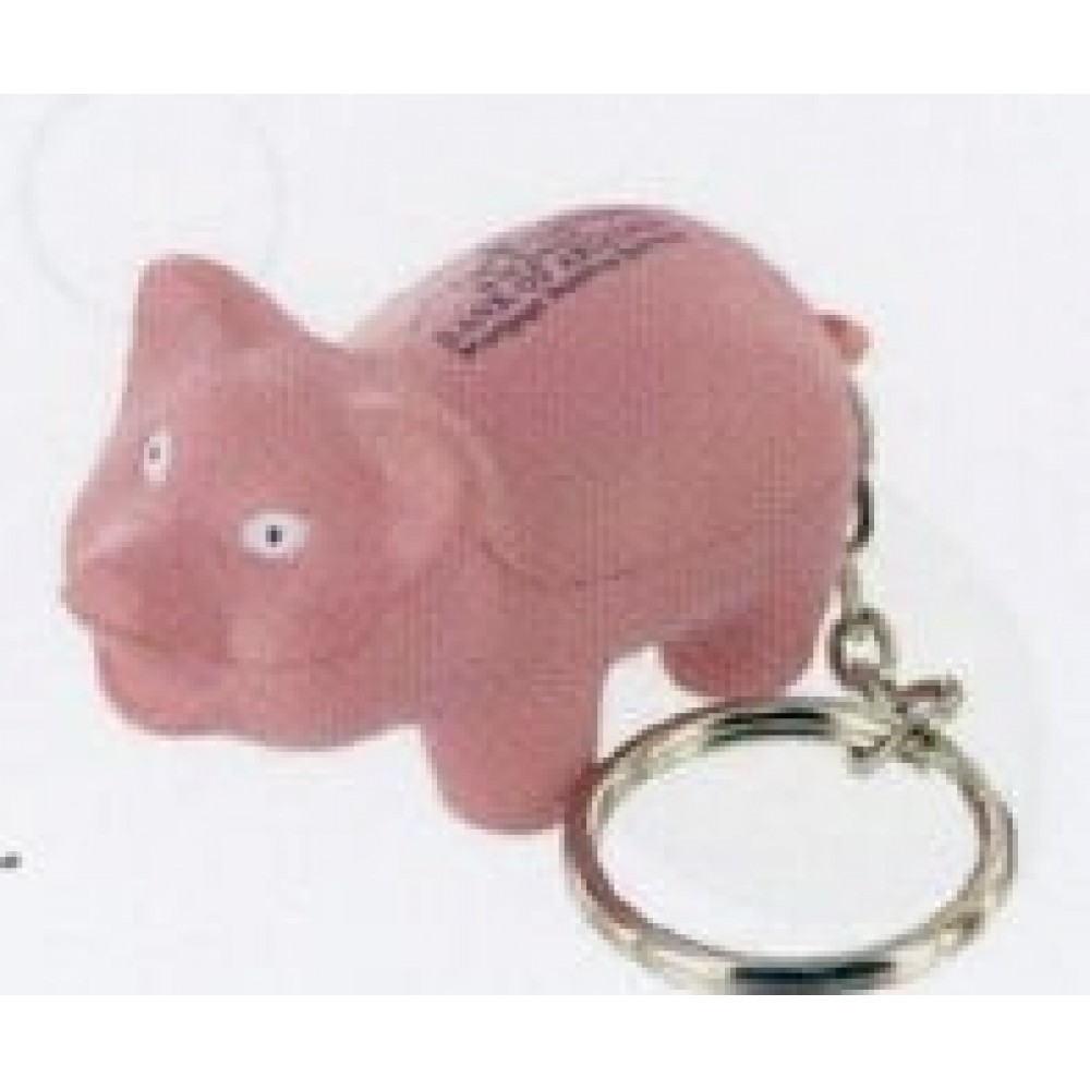 Pig Keychain Key Chain Series Stress Toy with Logo