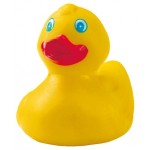 Rubber Baby Blue Eyed DuckÂ© Toy with Logo