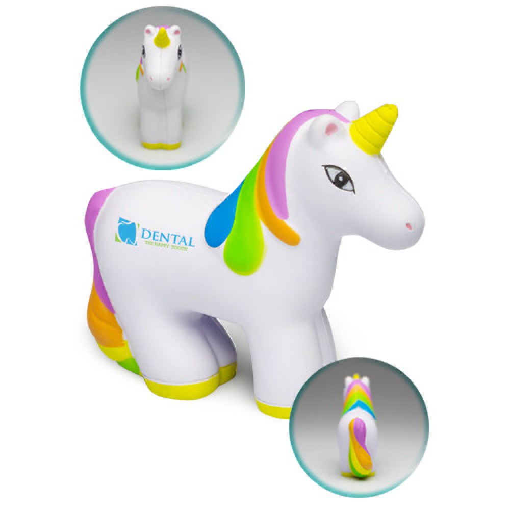 Logo Branded Unicorn Stress Ball