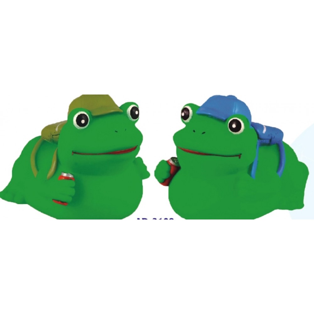 Custom Rubber Hiker Frog Toy