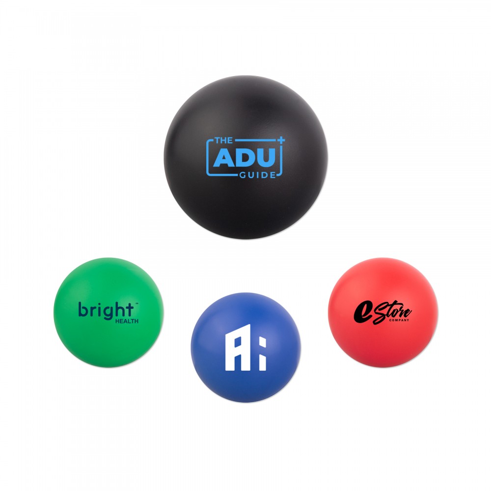 Round Stress Ball with Logo