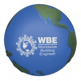 Globe Shape Stress Reliever with Logo