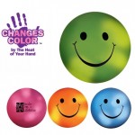 Custom Imprinted Mood Smiley Face Stress Ball (Spot Color)