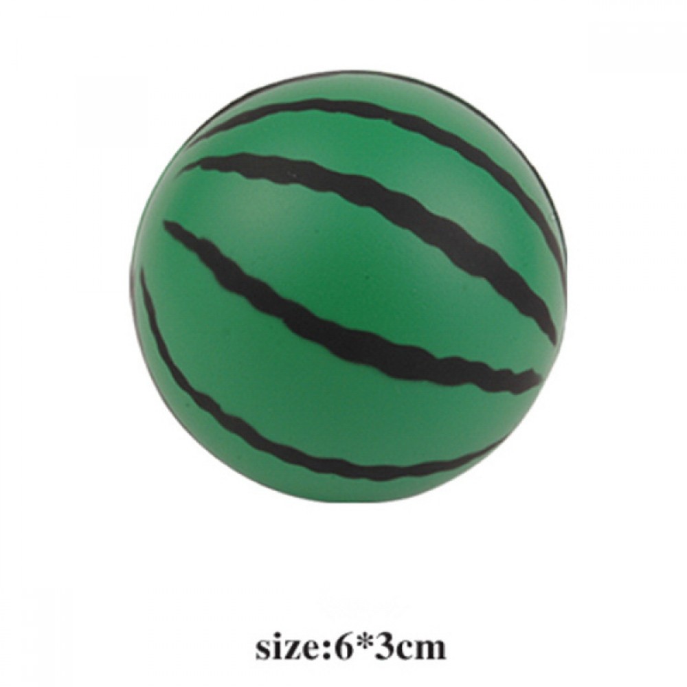 Logo Branded Watermelon shaped stress reliever Logo Branded Watermelon shaped stress reliever