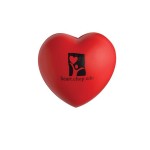 Logo Branded Heart Shape PU Stress Foam Ball