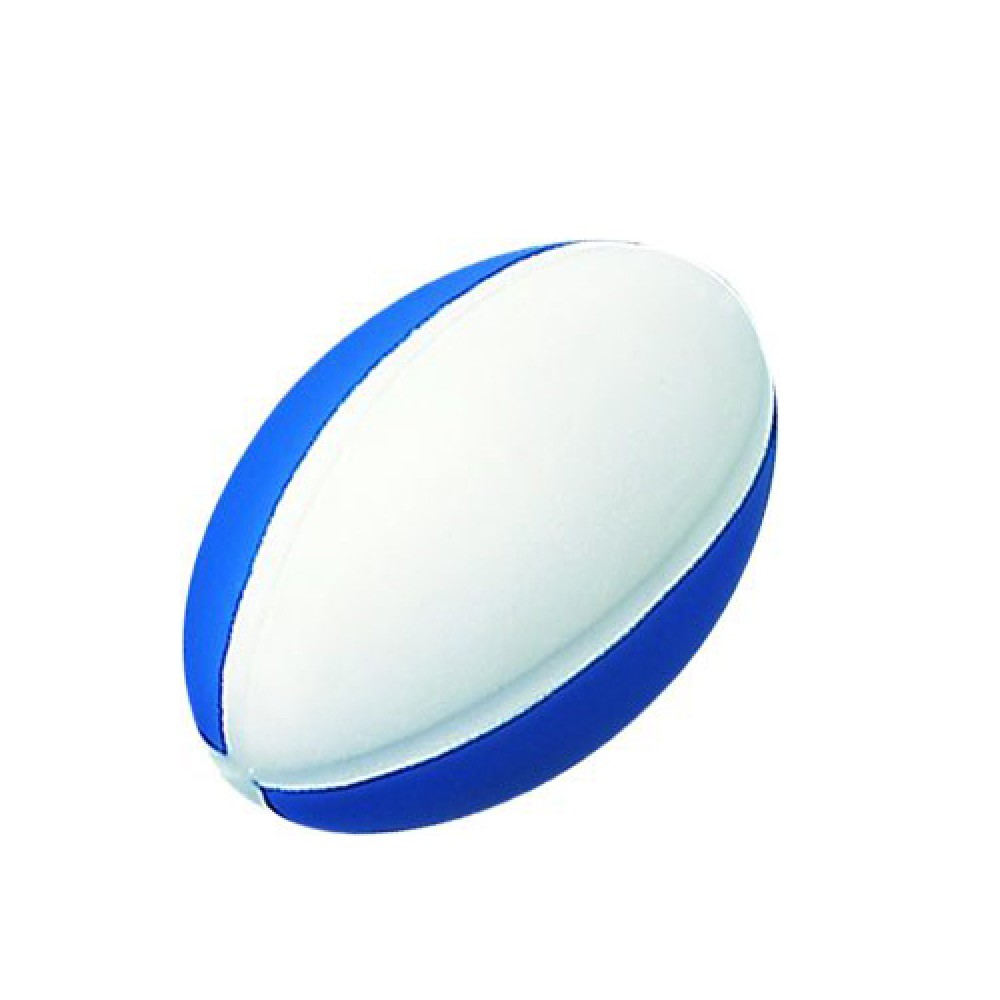 Logo Branded Stress Toy - Rugby Ball 2 Logo Branded Stress Toy - Rugby Ball 2