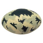 Customized Digital Camo Football Squeezies Stress Reliever