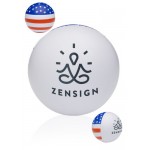 American Flag Stress Ball with Logo