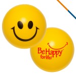 Smiley Stress Ball with Logo