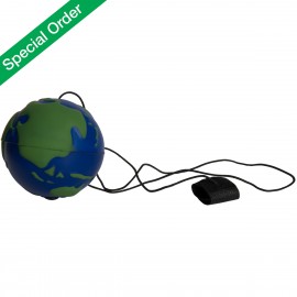 Custom Bungee Earth Squeezies Stress Reliever  Custom Bungee Earth Squeezies Stress Reliever