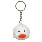 Customized Rubber Golf Ball Chick Key Chain