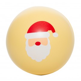 Holiday Santa Squeezies Stress Ball with Logo