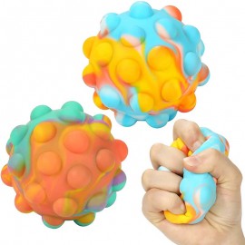 Logo Branded Pop Stress Ball Fidget Toy