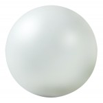 White Squeezies Stress Reliever Ball with Logo