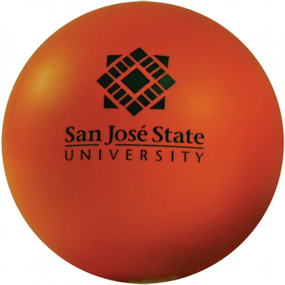 Orange Squeezies Stress Reliever Ball with Logo