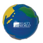 Custom Printed MultiColor Earth Stress Ball