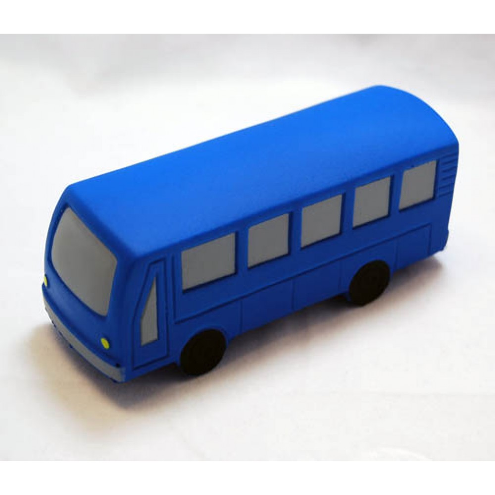 Custom Printed City Bus Stress Reliever Custom Printed City Bus Stress Reliever
